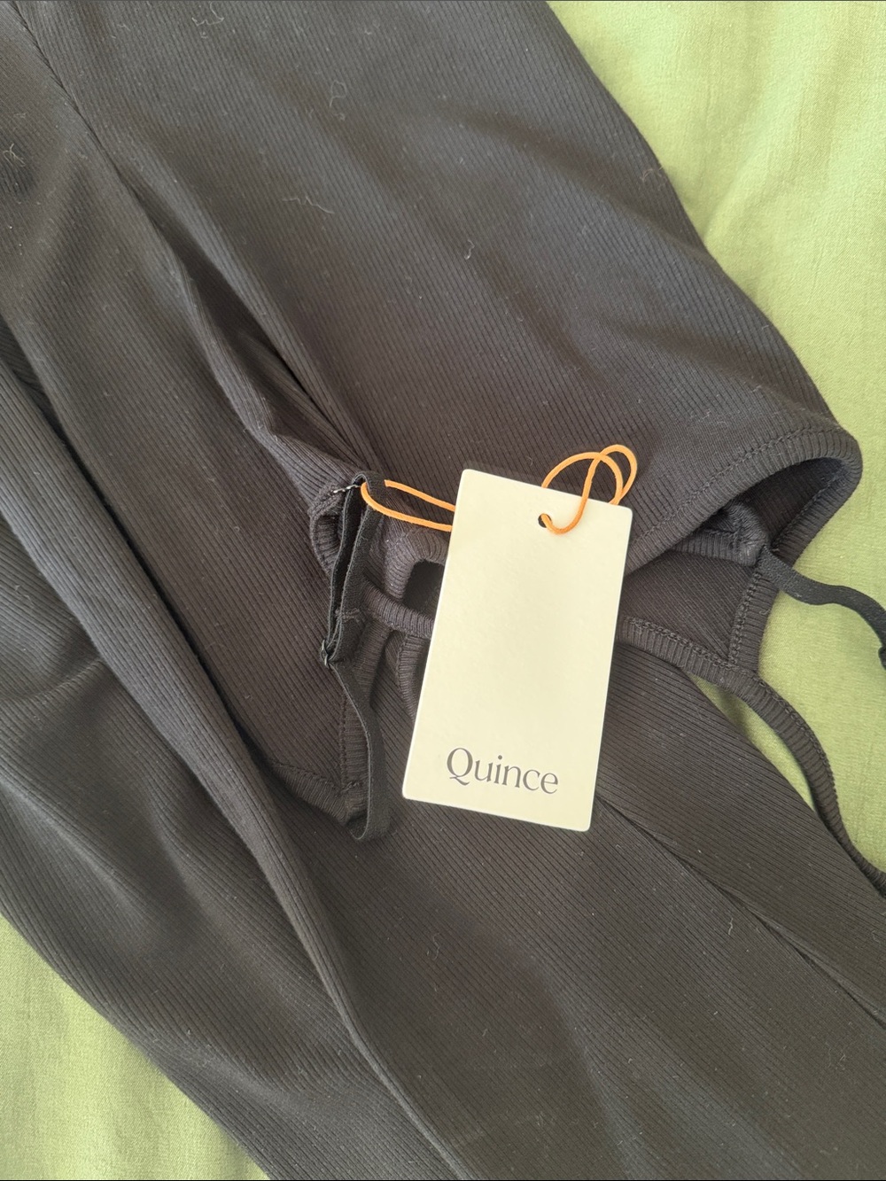 Quince Black Spaghetti-Strap Maxi Dress - Picture 2 of 3